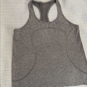 lululemon athletica Charcoal Racerback Tank Top